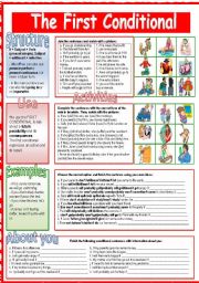 English Worksheet: The first conditional