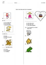 English worksheet: 2nd grade