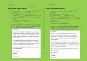 English Worksheet: Steps to better writing