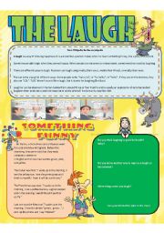 English Worksheet: The Laugh