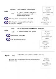 English Worksheet: Citizenship word list (activity)