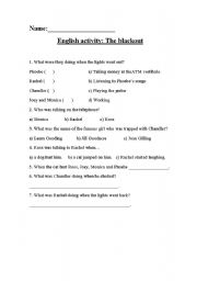 English worksheet: Friends