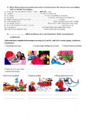 English Worksheet: Integrated Skills Worksheet