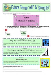 English Worksheet: Future Tense - 