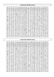 English Worksheet: Crossword