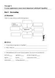 English worksheet: reading and writing worksheet 5