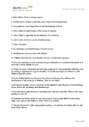 English Worksheet: ielts writing