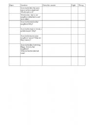 English Worksheet: Neighbour survey