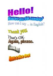 English Worksheet: Classroom Commands