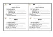 English Worksheet: Kinship