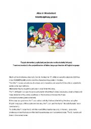 English Worksheet:  Alice in Wonderland: nothing feels like normal reality