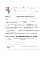 English worksheet: communication