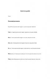 English Worksheet: Exercise Guide