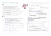 English Worksheet: Expressing future