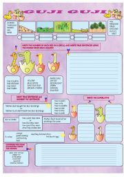 English Worksheet: GUJI GUJI