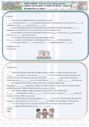 English Worksheet: Prepossition of time IN ON AT