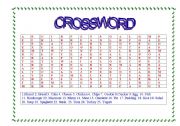 English worksheet: Crossword