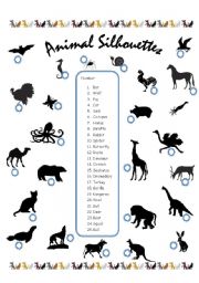 Animal Sillouettes