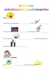 English Worksheet: What Should You Do?