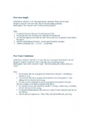 English Worksheet: past tense