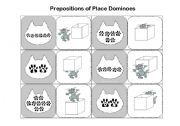 Prepositions of Place (EASY) Dominoes (by blunderbuster)