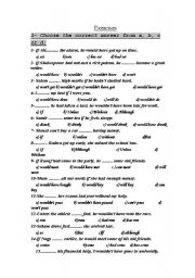English Worksheet: the third conditional