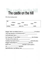 English worksheet: The castle on the hill