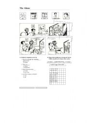 English worksheet: comic+activities - parts of the body