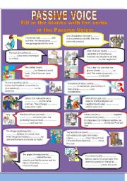 English Worksheet: Passive Voice