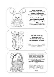 Easter - colour by the poem (editable)