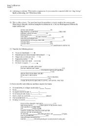 English Worksheet: song 