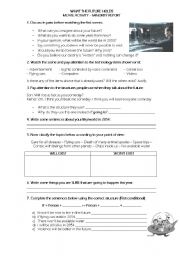 English Worksheet: Movie Activity - Minority Report