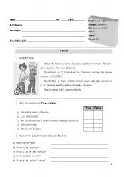 worksheet