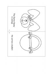 English Worksheet: easter mini book