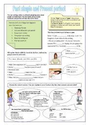 Revision: Past simple and present perfect + KEY