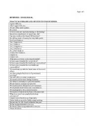 English Worksheet: phrasal