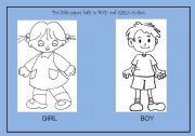 English worksheet: Boy and Girl