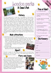 English Worksheet: ST JAMES PARK