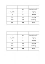 English Worksheet: Verb to be form
