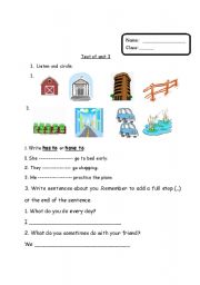 English worksheet: city and country