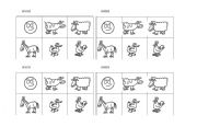 English Worksheet: Farm animals Bingo