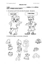 English Worksheet: are you boy or girl?