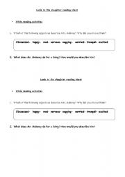 English Worksheet: Lamb to the slaughter activity