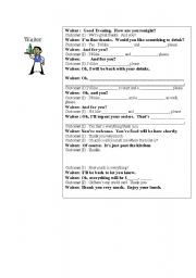 English Worksheet: Would you like something to eat?