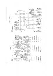 English Worksheet: job crosswords