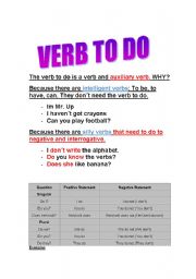 English worksheet: To Do