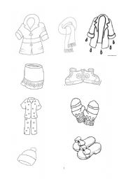 English worksheet: My clothes (5/5)