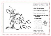 English Worksheet: Easter activities