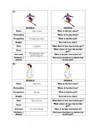 English worksheet: STAR PROFILE