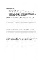 English Worksheet: Mystery Objects